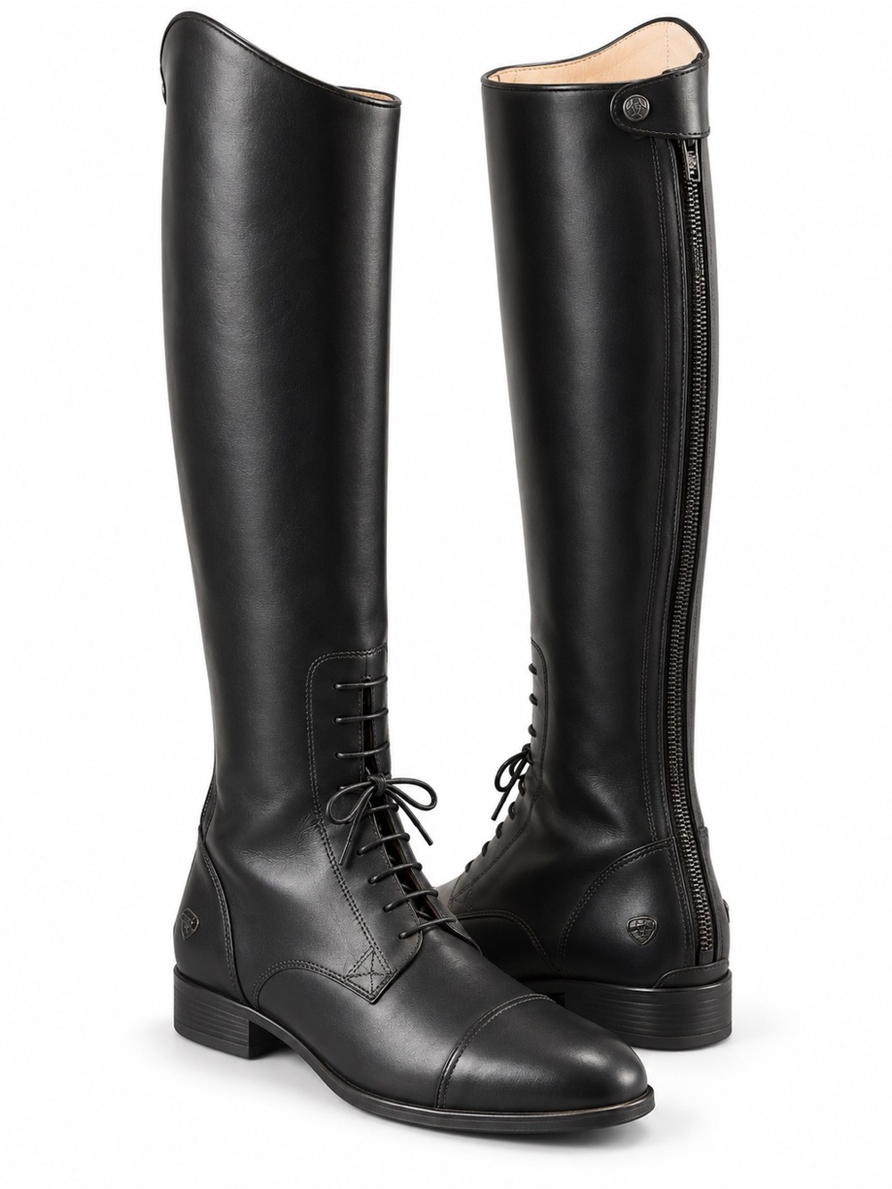 Ariat Men’s Black Leather Tall Field Riding Boots – Size 8.5D – New